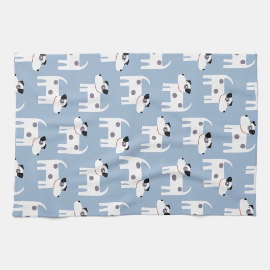 Jack Russell Parson Terrier Dog Pattern Geschirrtuch (Horizontal)
