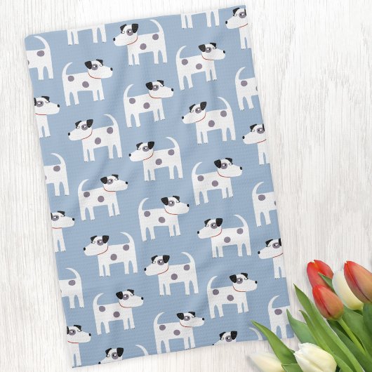 Jack Russell Parson Terrier Dog Pattern Geschirrtuch