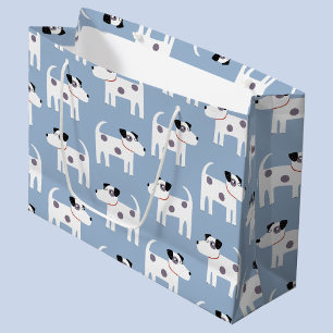 Jack Russell Parson Terrier Dog Pattern Große Geschenktüte