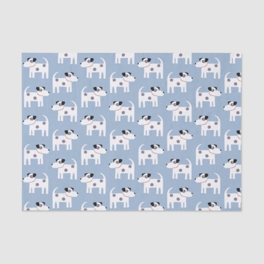 Jack Russell Parson Terrier Dog Pattern Seidenpapier (Vorderseite)