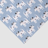 Jack Russell Parson Terrier Dog Pattern Seidenpapier (Ausschnitt)