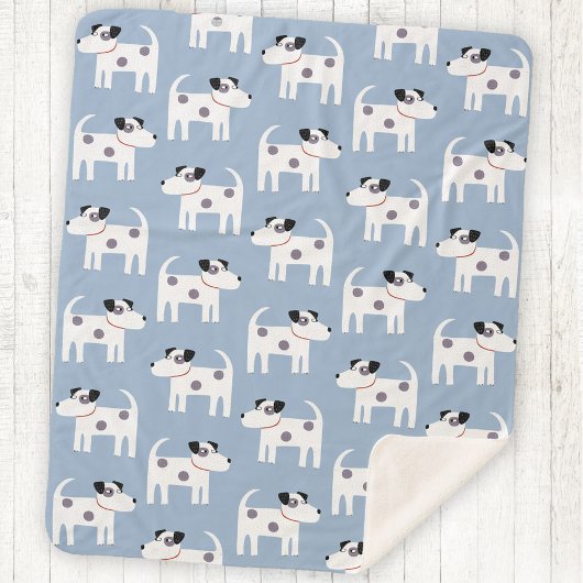 Jack Russell Parson Terrier Dog Pattern Sherpadecke