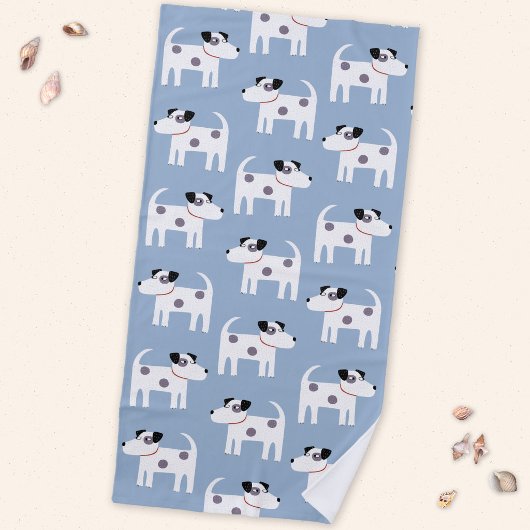 Jack Russell Parson Terrier Dog Pattern Strandtuch
