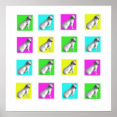 Jack Russell Pop Art Poster (Vorne)