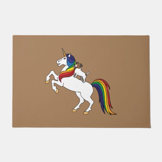 Jack-Russell-Pullover Fußmatte (Vorderseite)