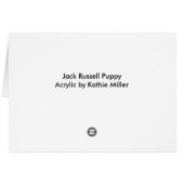 Jack Russell Puppy (Rückseite Horizontal)