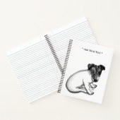Jack Russell Puppy 10 Wochen alt Notizblock (Innenseite)