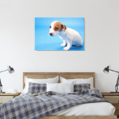 Jack Russell Puppy Leinwanddruck (Insitu (Schlafzimmer))