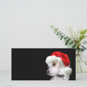 Jack Russell Sankt Feiertagskarte (Stehend Vorderseite)