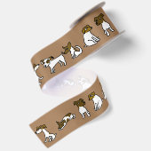 Jack Russell Satin Ribbon Satinband (Rückseite)