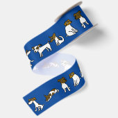 Jack Russell Satin Ribbon Satinband (Rückseite)