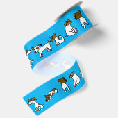Jack Russell Satin Ribbon Satinband (Rückseite)