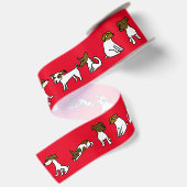Jack Russell Satin Ribbon Satinband (Rückseite)