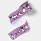 Jack Russell Satin Ribbon Satinband (Rückseite)