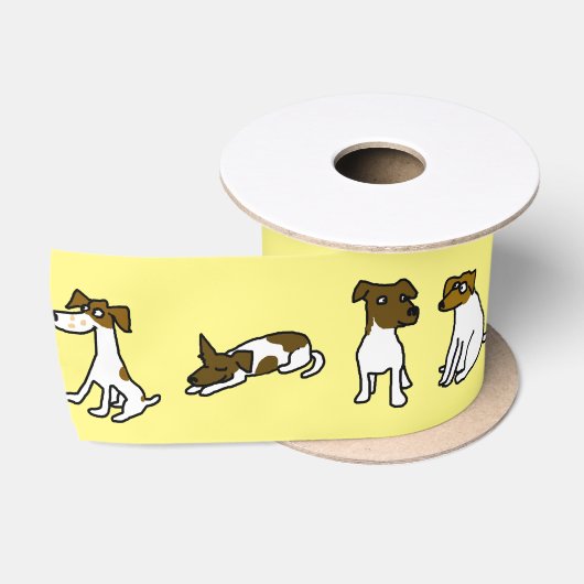 Jack Russell Satinband (Spule)