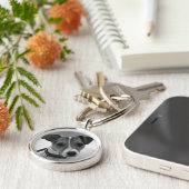 Jack-Russell-Schlüsselring Schlüsselanhänger (Seite)