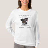 Jack-Russell-Sweatshirt T-Shirt (Vorderseite)