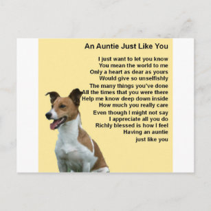 3 -D cute Jack Russel Puppy Welpe Ansichtskarte: Jack Russel 