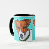 Jack-Russell-Tasse Tasse (Vorderseite Links)