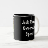 Jack Russell Terrier Anpassbare Tasse (VorderseiteRechts)