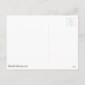 Jack Russell Terrier Autofahren Weihnachtswagen Feiertagspostkarte (Rückseite)