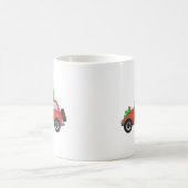 Jack Russell Terrier Autofahren Weihnachtswagen Kaffeetasse (Mittel)