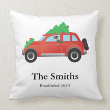 Jack Russell Terrier Autofahren Weihnachtswagen