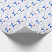 Jack Russell Terrier Birthday Geschenkpapier (Ecke)