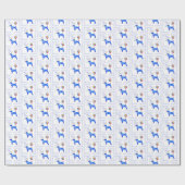 Jack Russell Terrier Birthday Geschenkpapier (Flach)