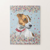 Jack Russell Terrier Blue Puzzle (Vertikal)