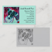 Jack Russell Terrier Business Card - "Julep" Visitenkarte (Vorne/Hinten)