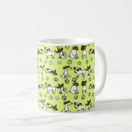 Jack Russell Terrier Cartoon Mug Kaffeetasse