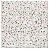Jack Russell Terrier Cartoon Print Fabric Stoff (Muster)