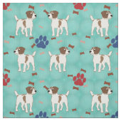 Jack Russell Terrier Cartoon Stoff (Muster)