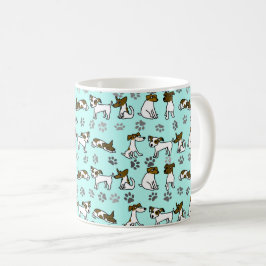 Jack Russell Terrier Cartoon Tasse