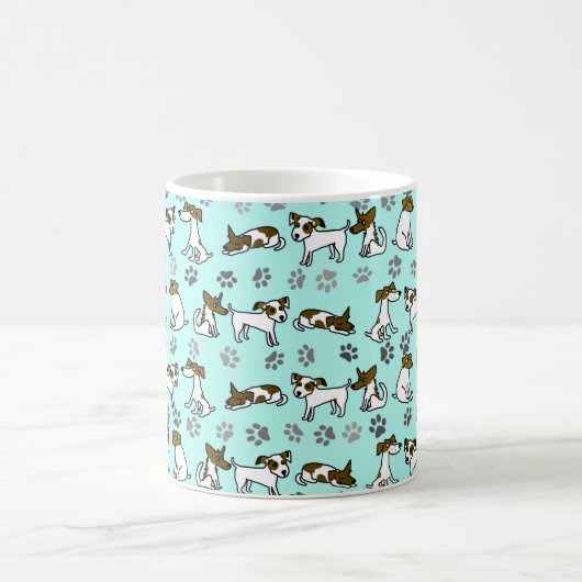 Jack Russell Terrier Cartoon Tasse (Mittel)