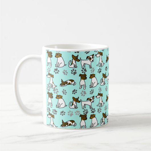 Jack Russell Terrier Cartoon Tasse (Links)