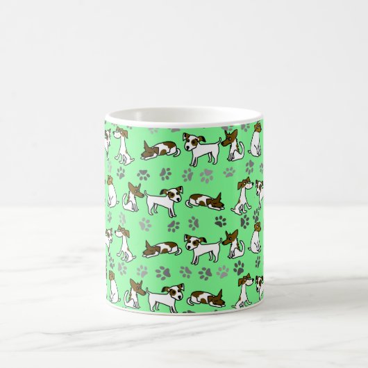 Jack Russell Terrier Cartoon Tasse (Mittel)