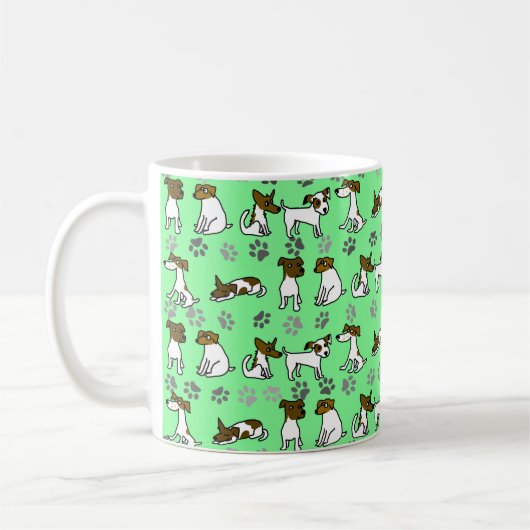Jack Russell Terrier Cartoon Tasse (Links)