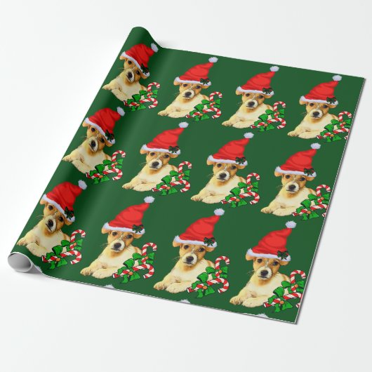 Jack Russell Terrier Christmas Geschenkpapier (Ungerollt)