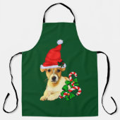 Jack Russell Terrier Christmas Schürze (Vorderseite)