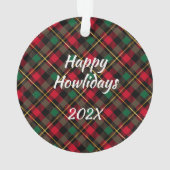 Jack Russell Terrier Custom Weihnachtsdekoration Ornament (Rückseite)