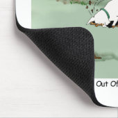 Jack-Russell-Terrier, der Mousepad gräbt (Ecke)