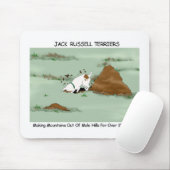 Jack-Russell-Terrier, der Mousepad gräbt (Mit Mouse)