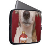 Jack-Russell-Terrier, der Weihnachtsverzierung Laptopschutzhülle (Vorne Rechts)