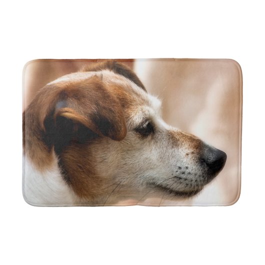 JACK RUSSELL TERRIER DOG BADEMATTE (Vorderseite)