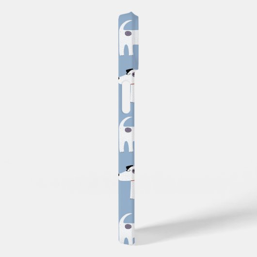 Jack Russell Terrier Dog Blue Case-Mate iPhone Hülle (Rückseite / Rechts)