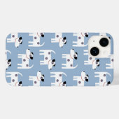 Jack Russell Terrier Dog Blue Case-Mate iPhone Hülle (Rückseite (Horizontal))