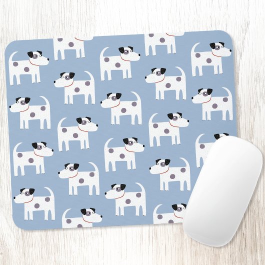 Jack Russell Terrier Dog Blue Mousepad