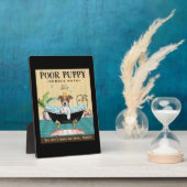 Jack Russell Terrier Dog Bubble Bath Fotoplatte (Seite)